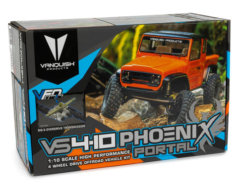 Vanquish, VS4-10, Phoenix, Portal Rock Crawler Kit-ROCK CRAWLER-Mike's Hobby